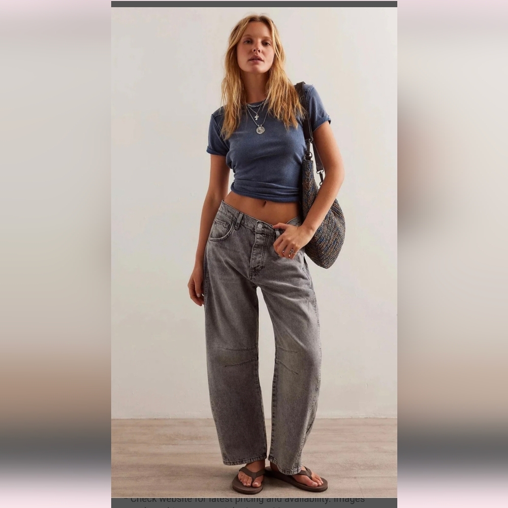 Free people good luck barrel jeans